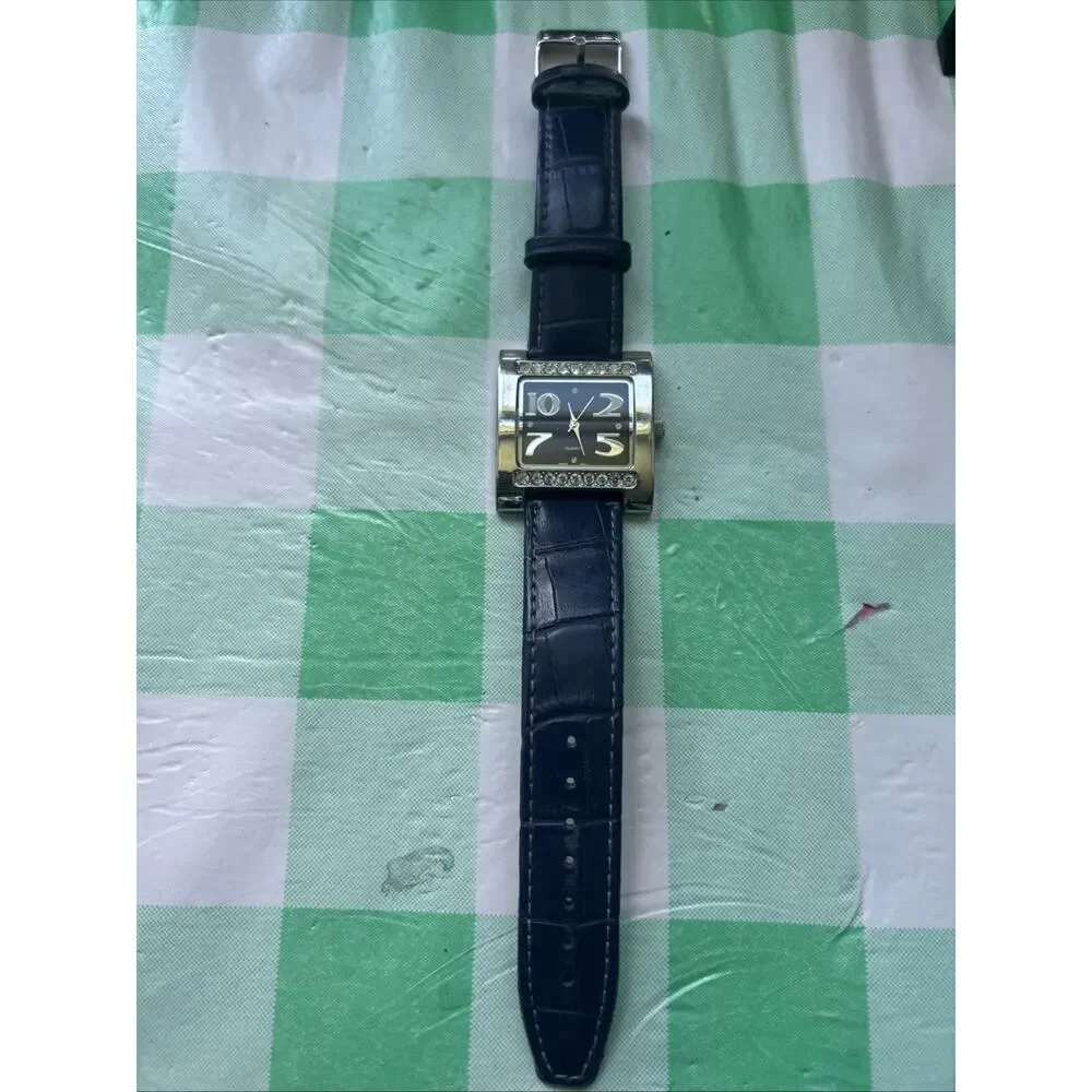 Faded Glory Silver Tone Purple Band Women’s Quartz Watch